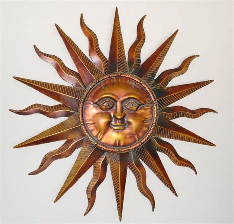 Large Metal Sun Wall Art 